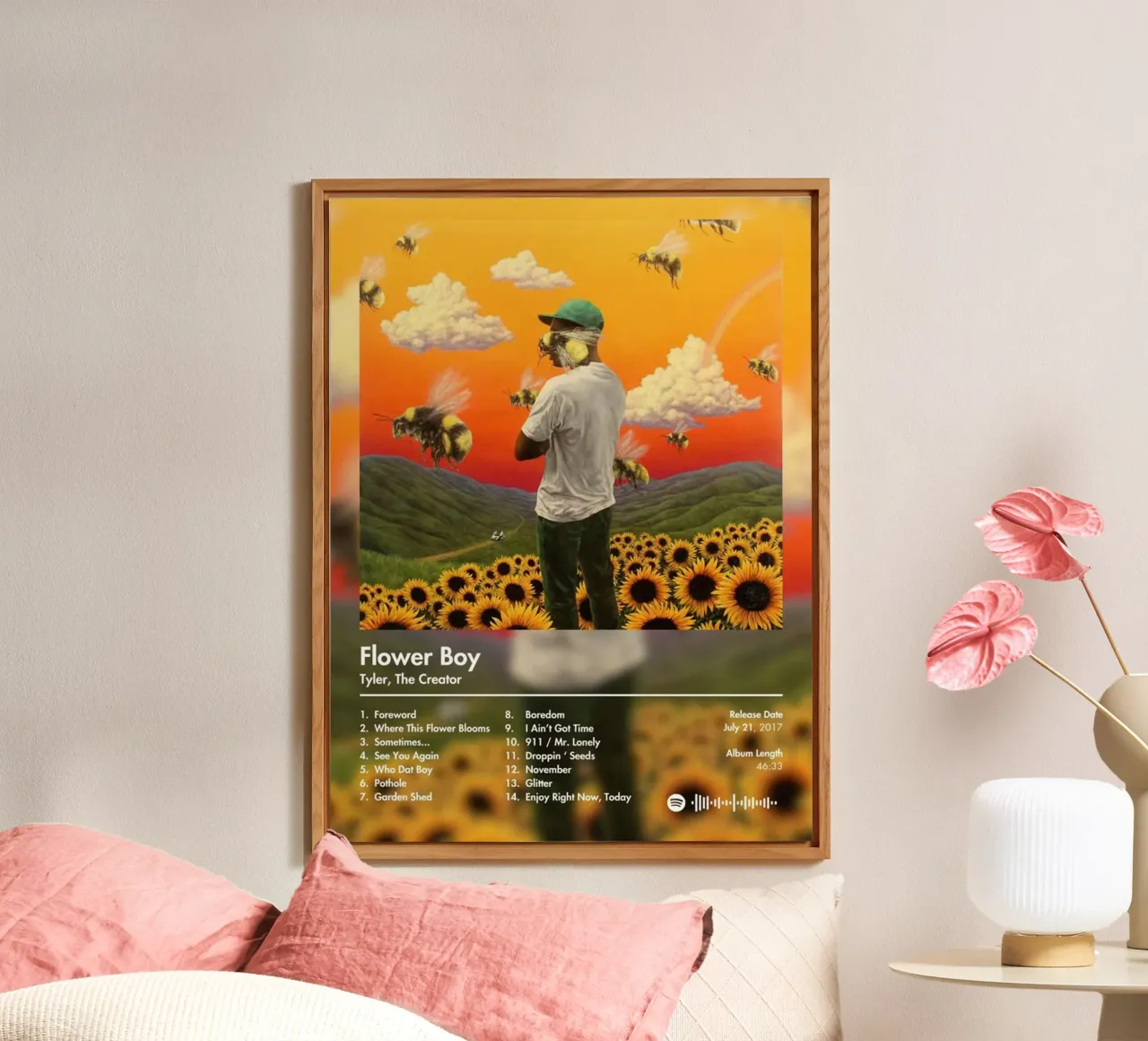 Tyler The Creator Flower Boy alluminio dibond da Roronoa7