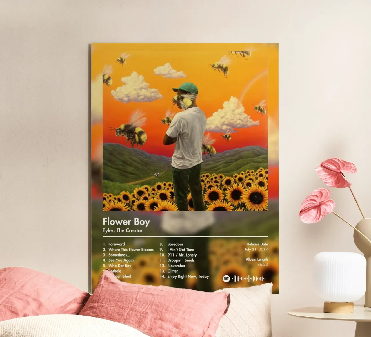 Tyler The Creator Flower Boy alluminio dibond da Roronoa7