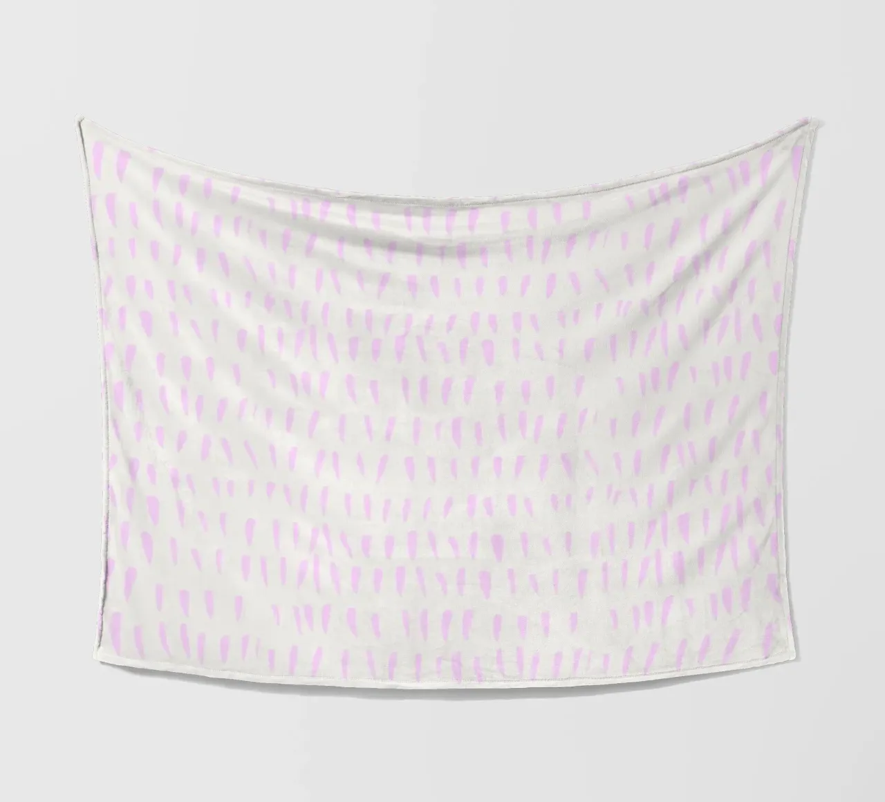 Strichliste fleecedeken van PurePeachStudio