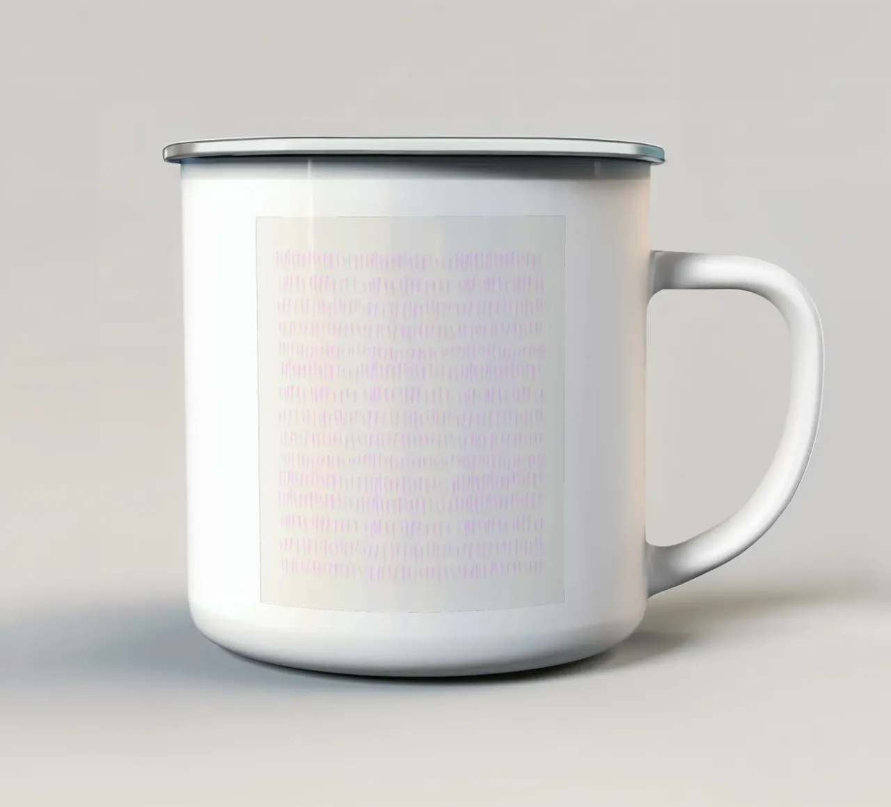 Strichliste tazza in smalto da PurePeachStudio