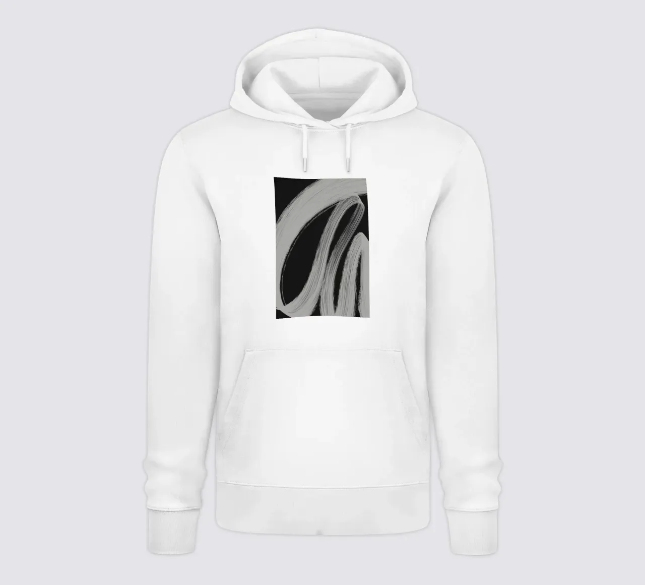 Gray Strokes No 3 felpa con cappuccio da treechild