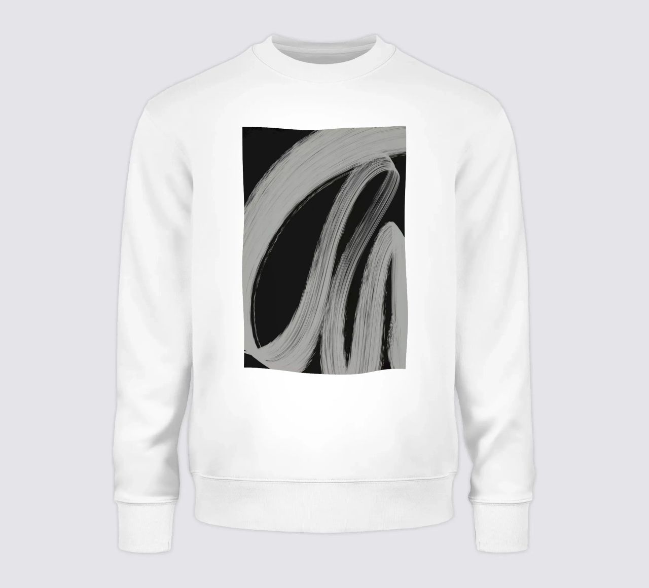 Gray Strokes No 3 felpa da treechild