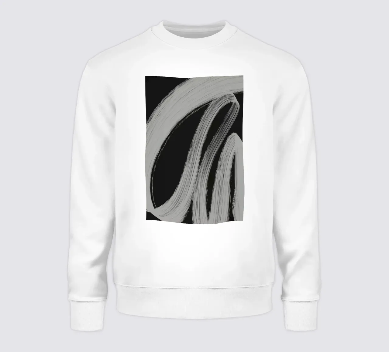 Gray Strokes No 3 sweat de treechild