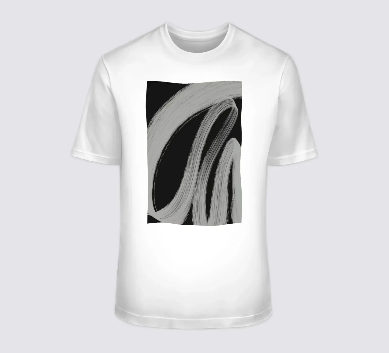 Gray Strokes No 3 t-shirt da treechild