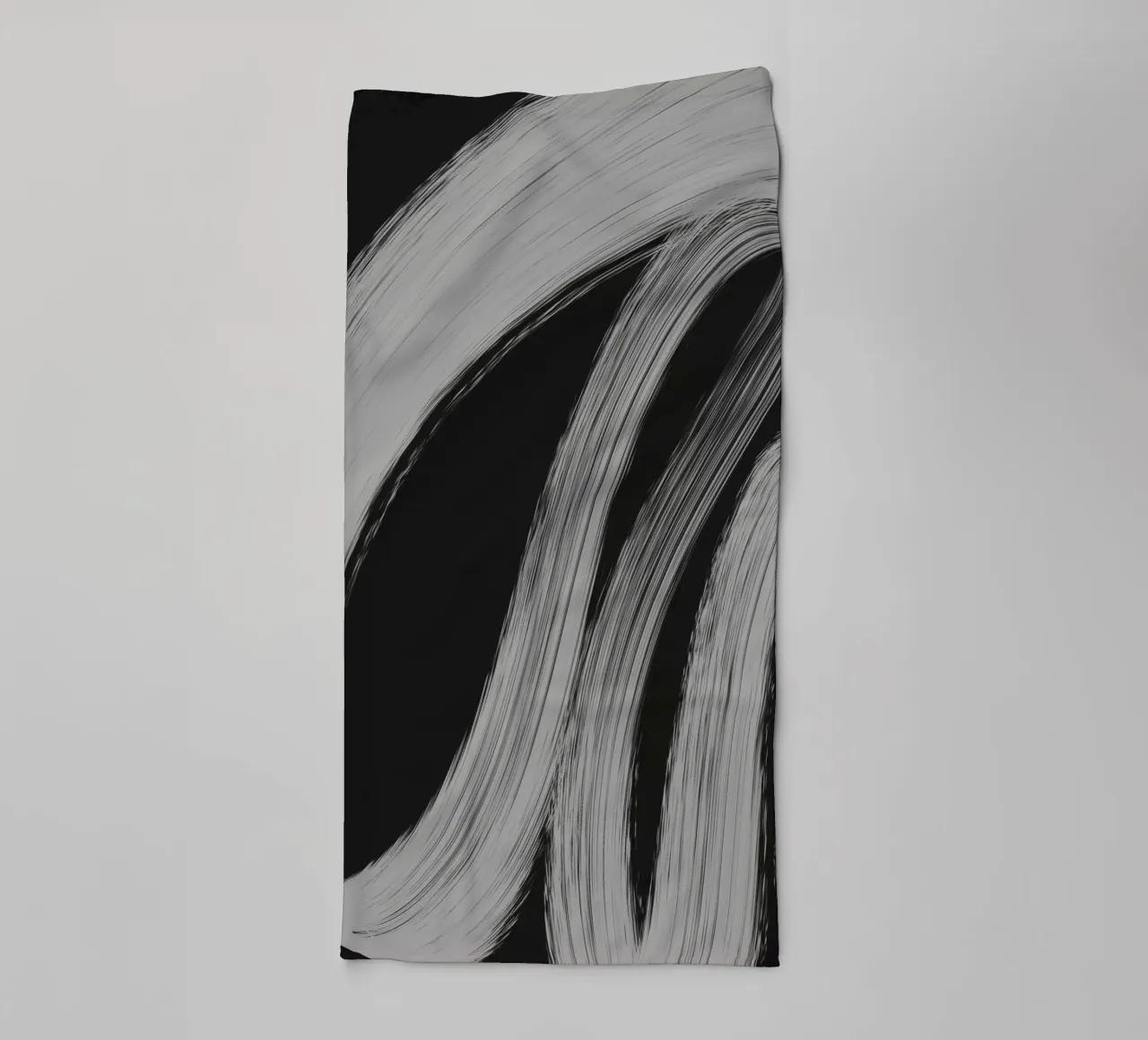 Gray Strokes No 3 towel by treechild