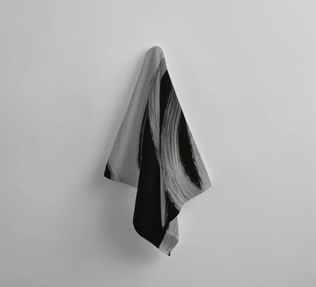 Gray Strokes No 3 Handtuch von treechild