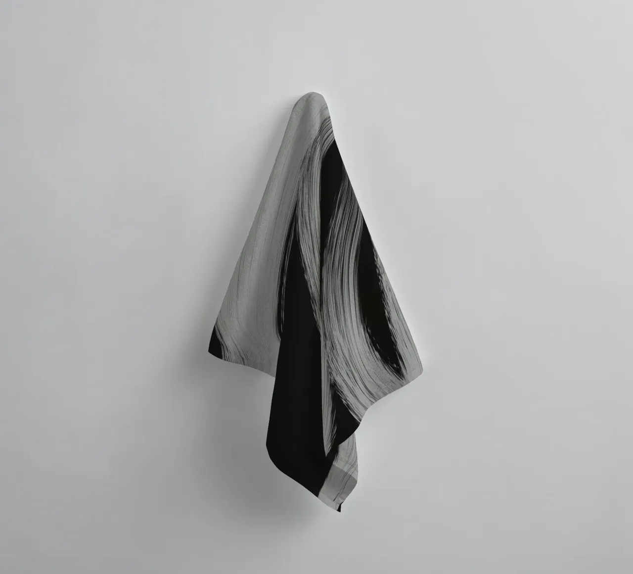Gray Strokes No 3 Handtuch von treechild