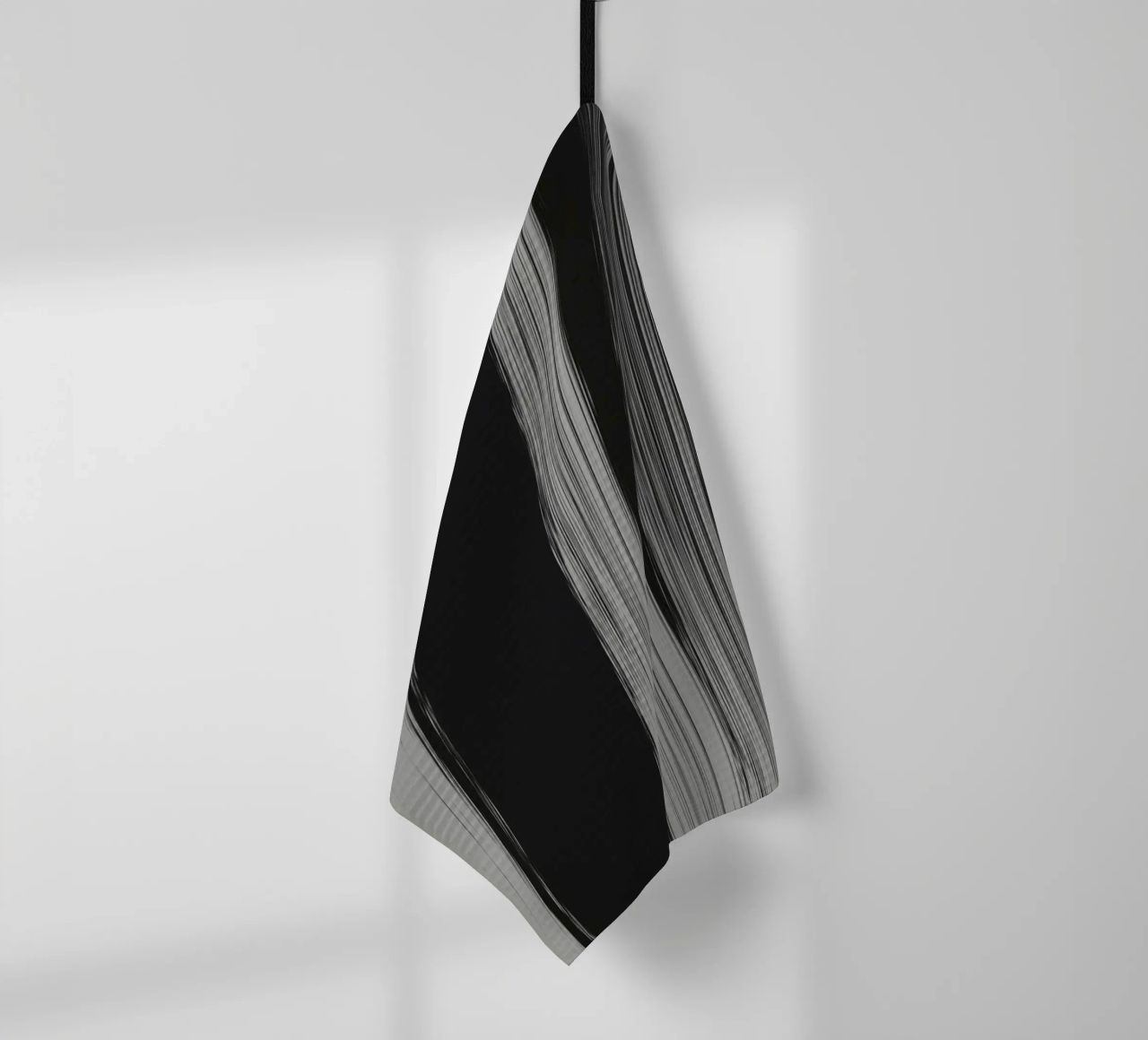 Gray Strokes No 3 Geschirrtuch von treechild