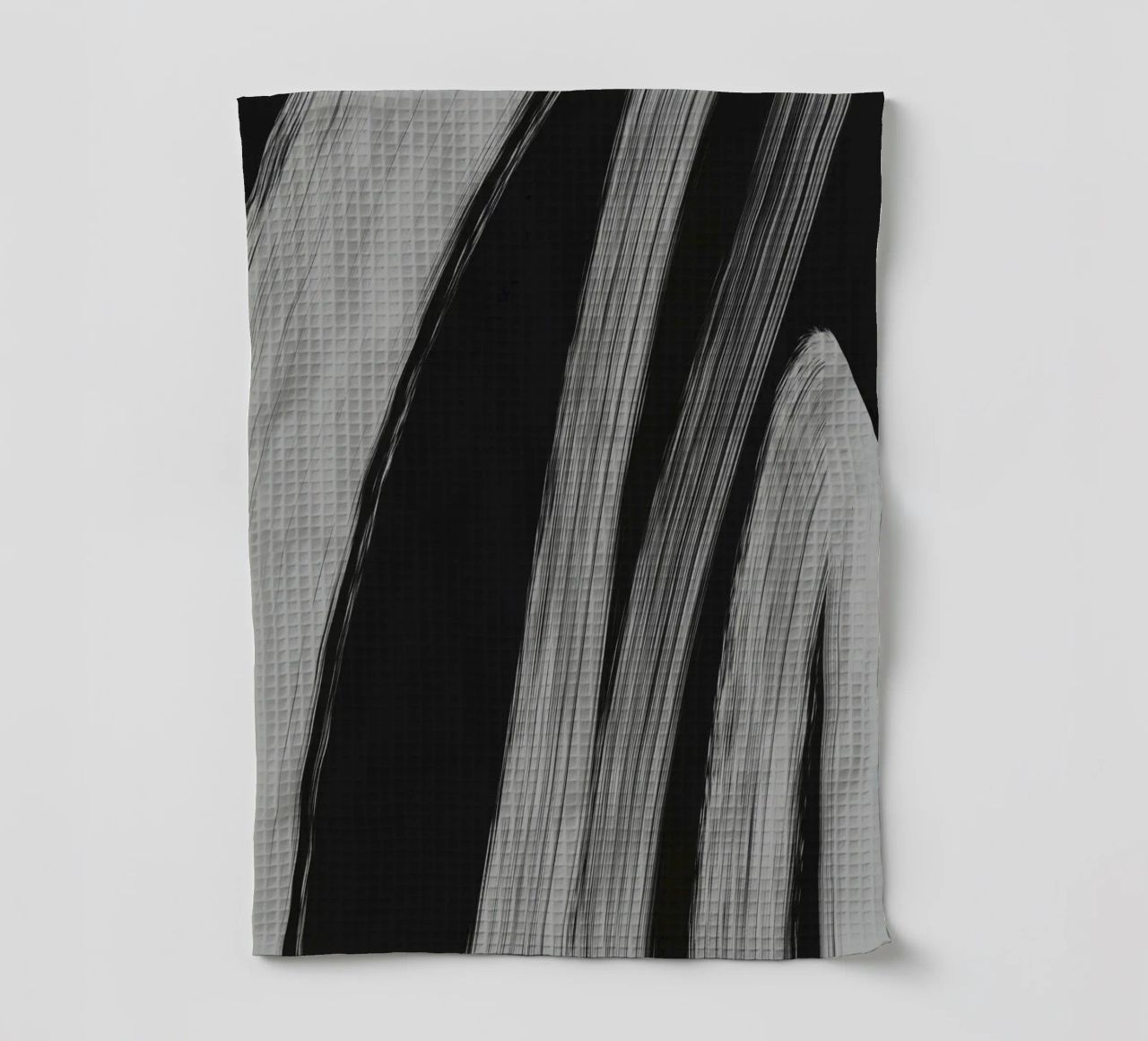 Gray Strokes No 3 Geschirrtuch von treechild
