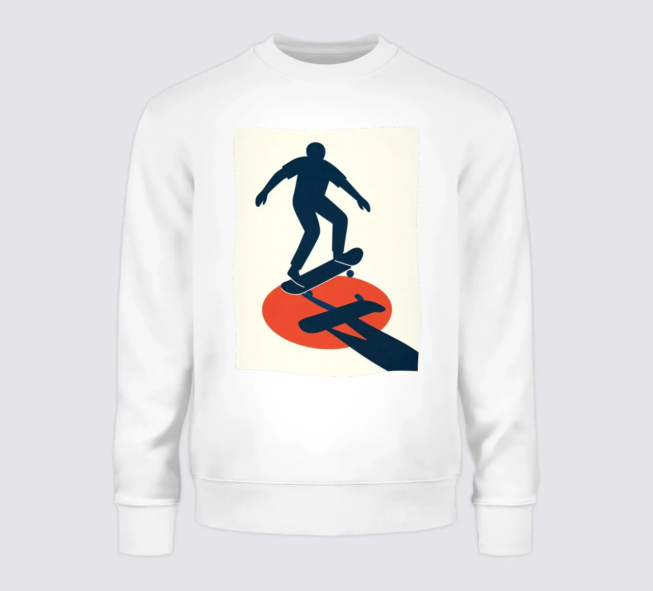 Skate Minimal - Poster grafico moderno felpa da JETLAG | affiches voyage