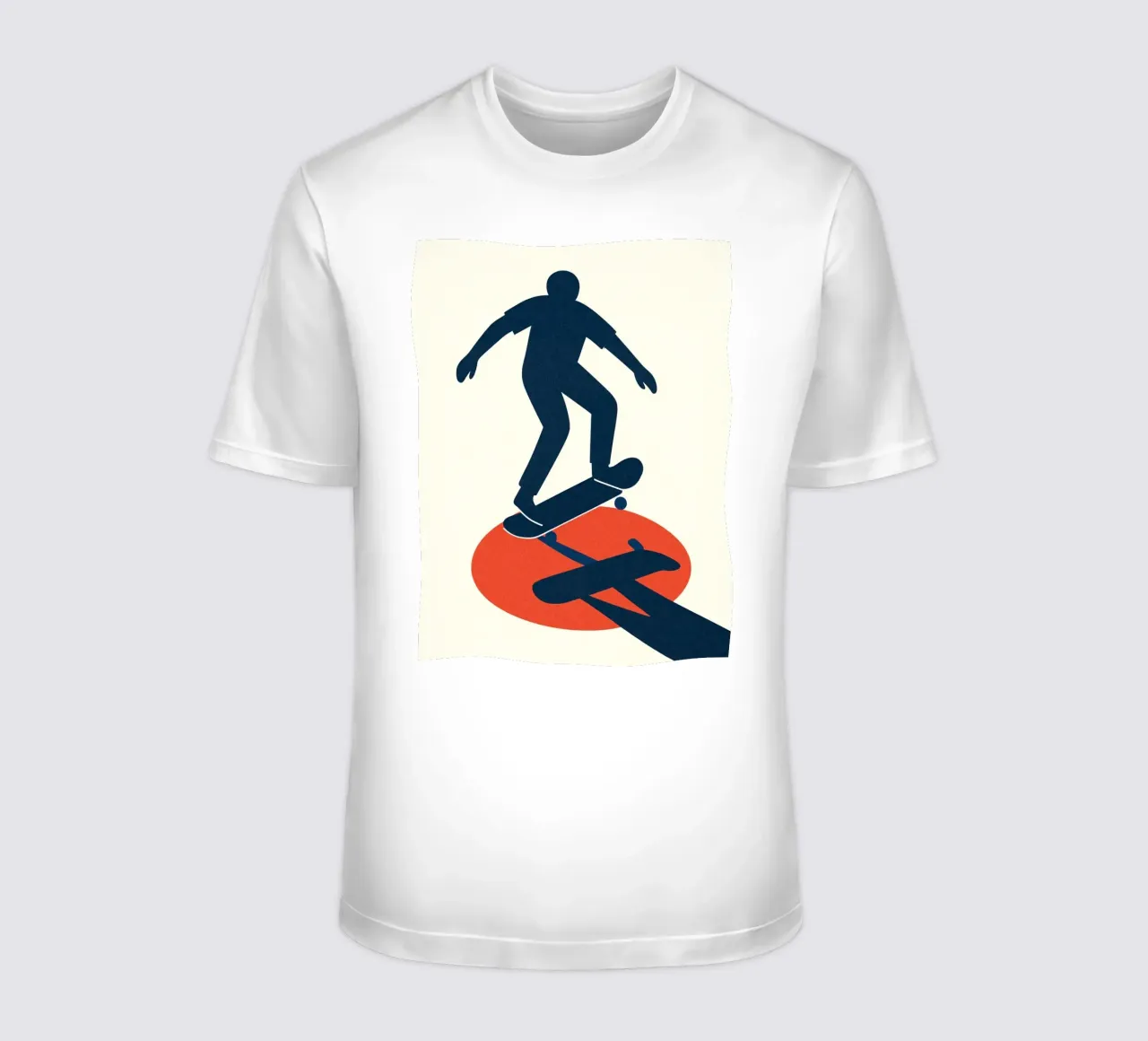 Skate Minimal - Poster grafico moderno t-shirt da JETLAG | affiches voyage