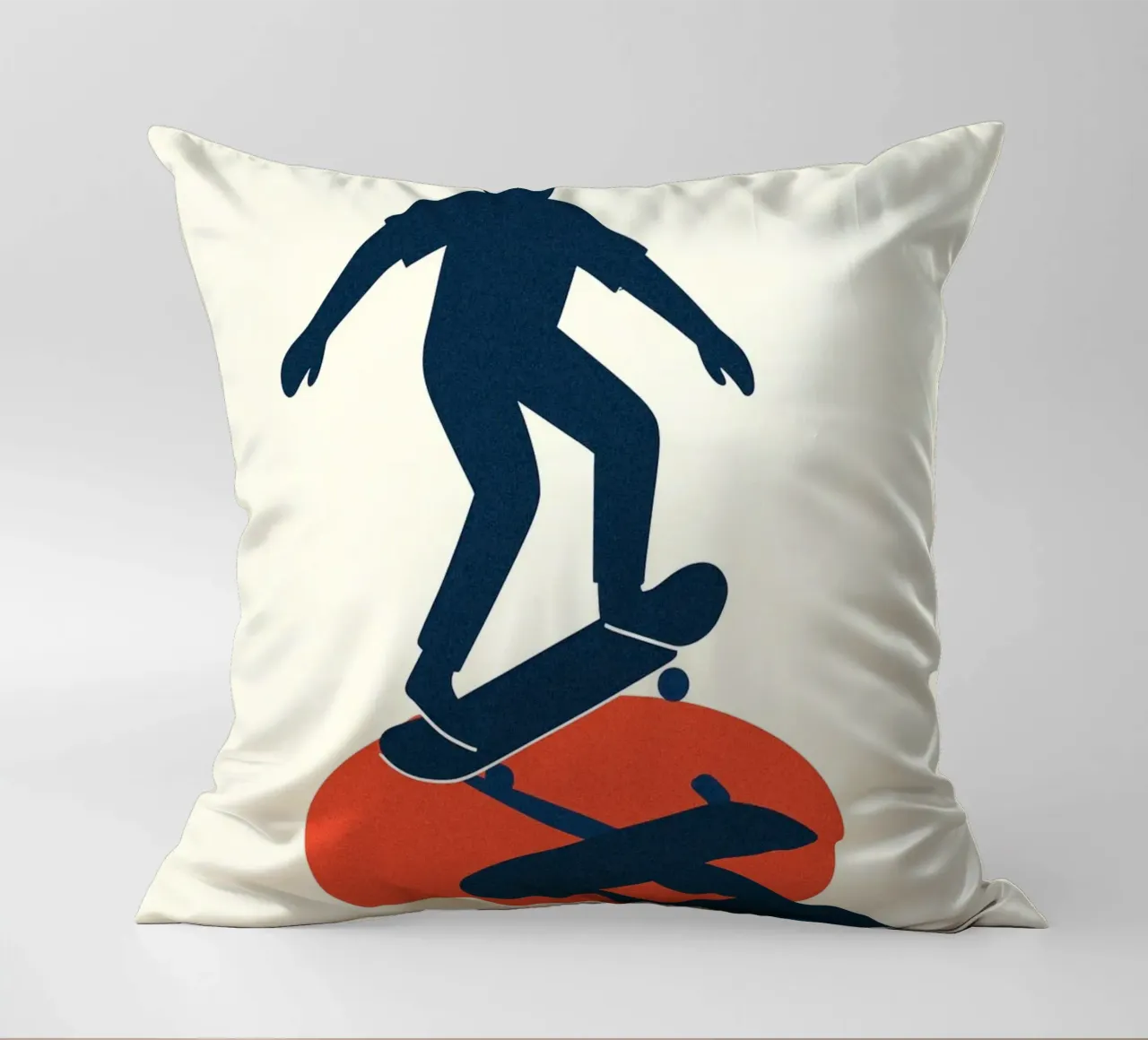 Skate Minimal - Poster grafico moderno cuscino da JETLAG | affiches voyage