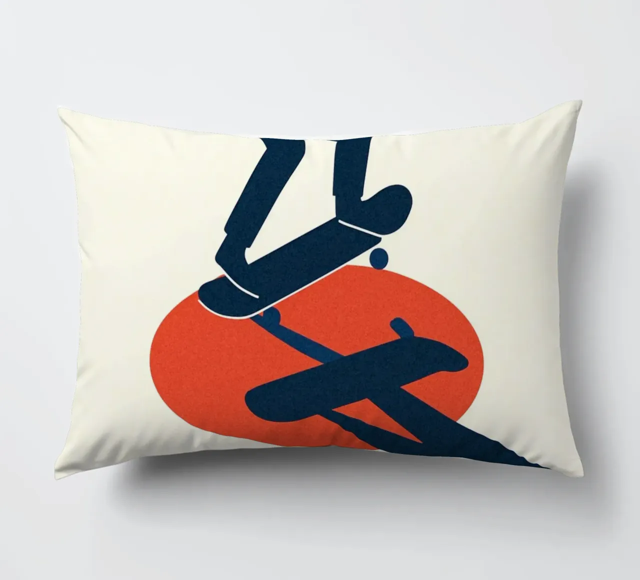 Skate Minimal - Poster grafico moderno cuscino da JETLAG | affiches voyage