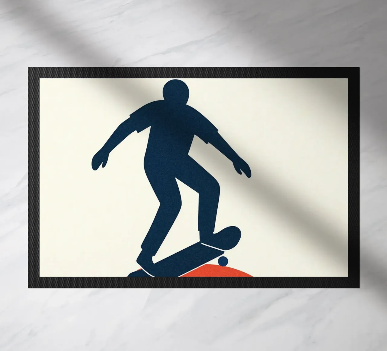 Skate Minimal - Poster grafico moderno zerbino da JETLAG | affiches voyage