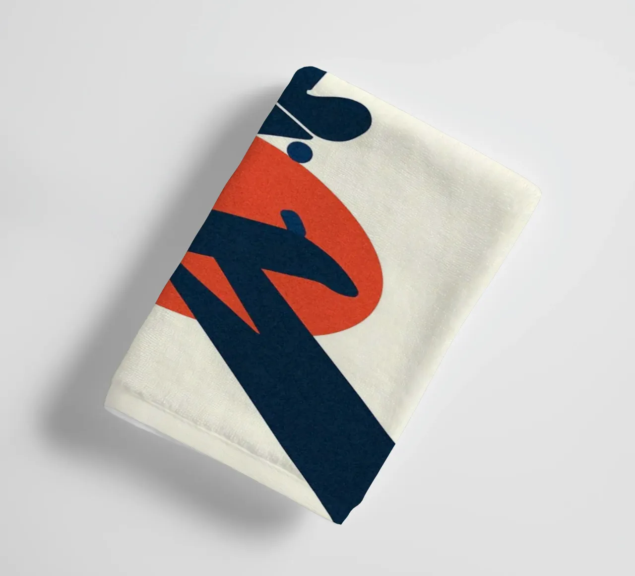 Skate Minimal - Poster grafico moderno asciugamano da bagno da JETLAG | affiches voyage
