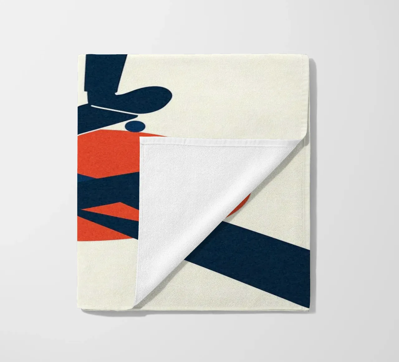 Skate Minimal - Poster grafico moderno telo mare da JETLAG | affiches voyage