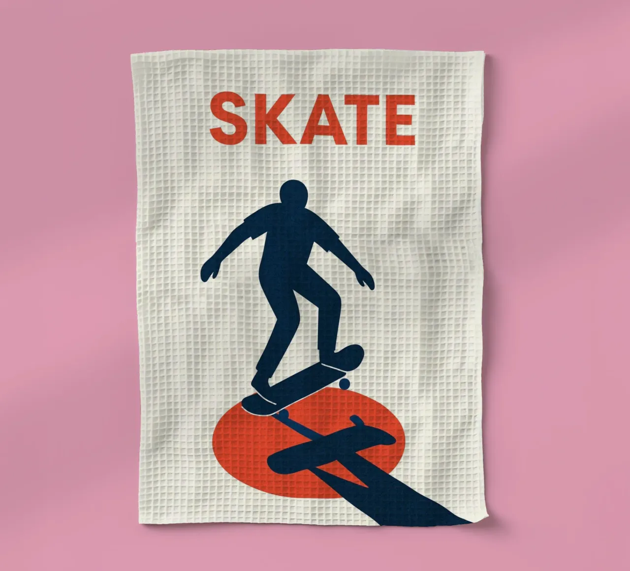 Skate Minimal - Poster grafico moderno canovaccio da cucina da JETLAG | affiches voyage