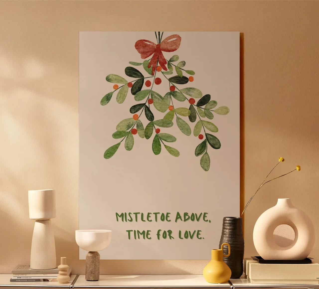 Mistletoe alluminio dibond da PurePeachStudio