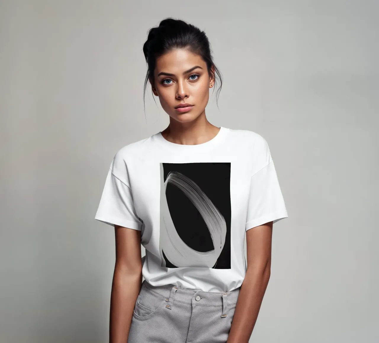 Gray Strokes No 4 t-shirt da treechild