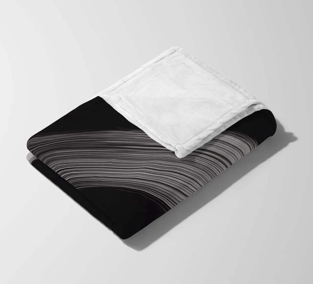 Gray Strokes No 4 coperta in pile da treechild