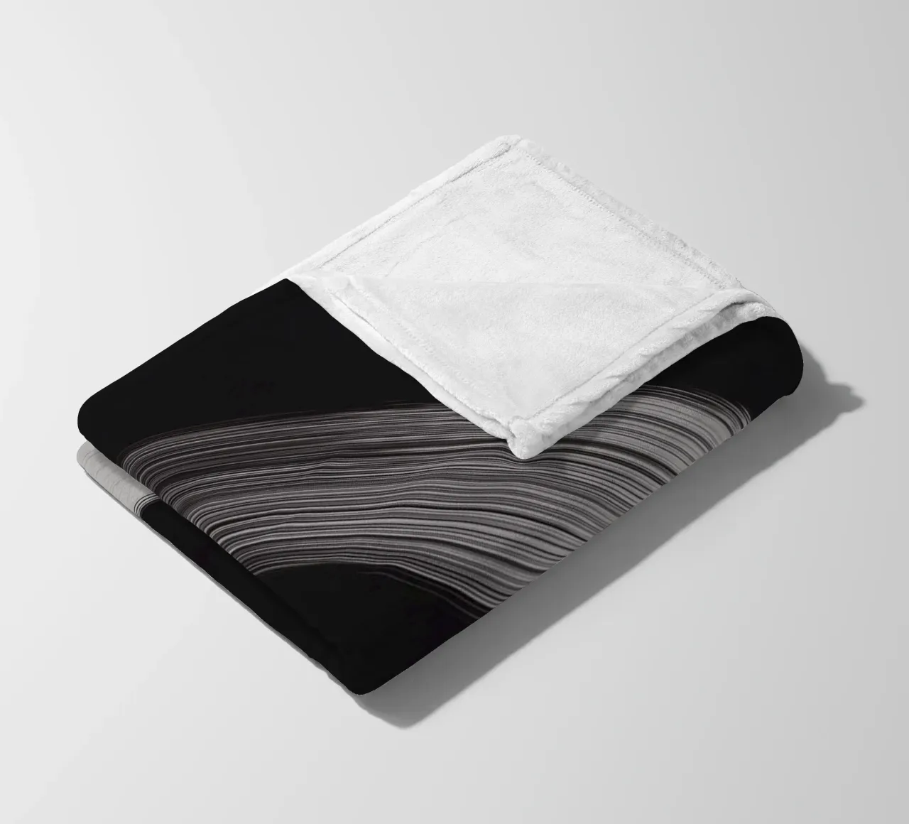Gray Strokes No 4 coperta in pile da treechild