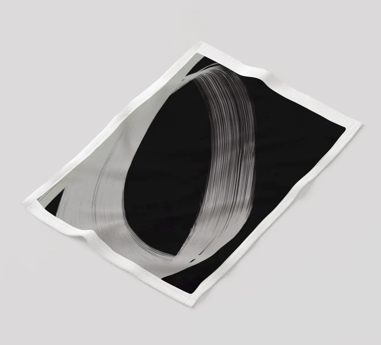 Gray Strokes No 4 coperta in pile da treechild