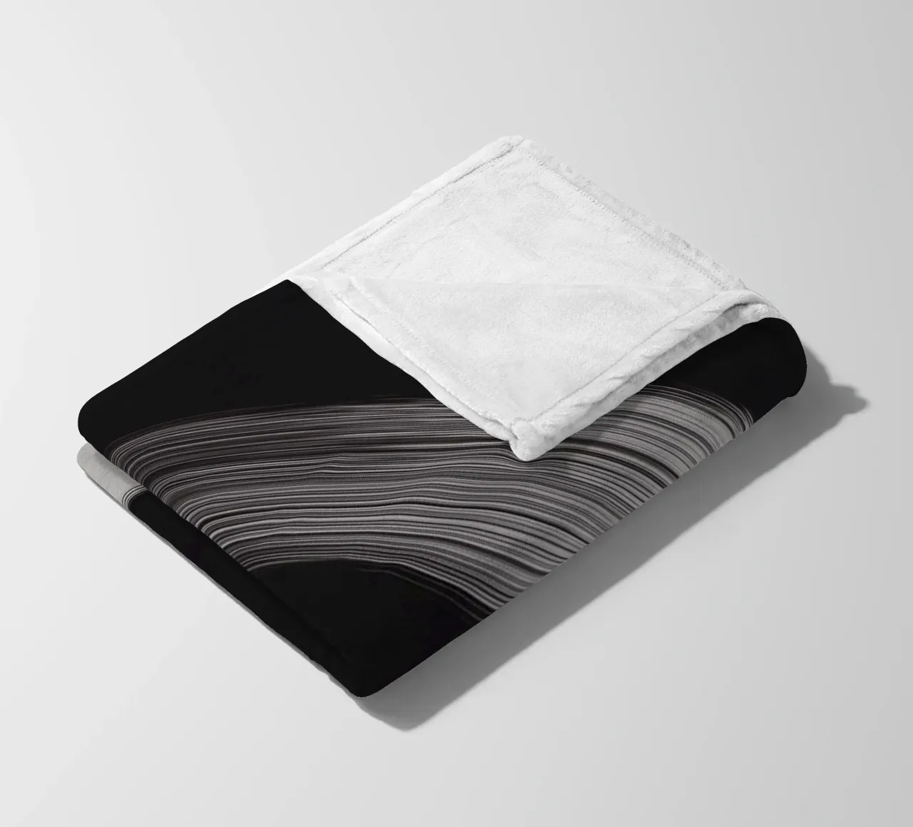 Gray Strokes No 4 coperta in pile da treechild