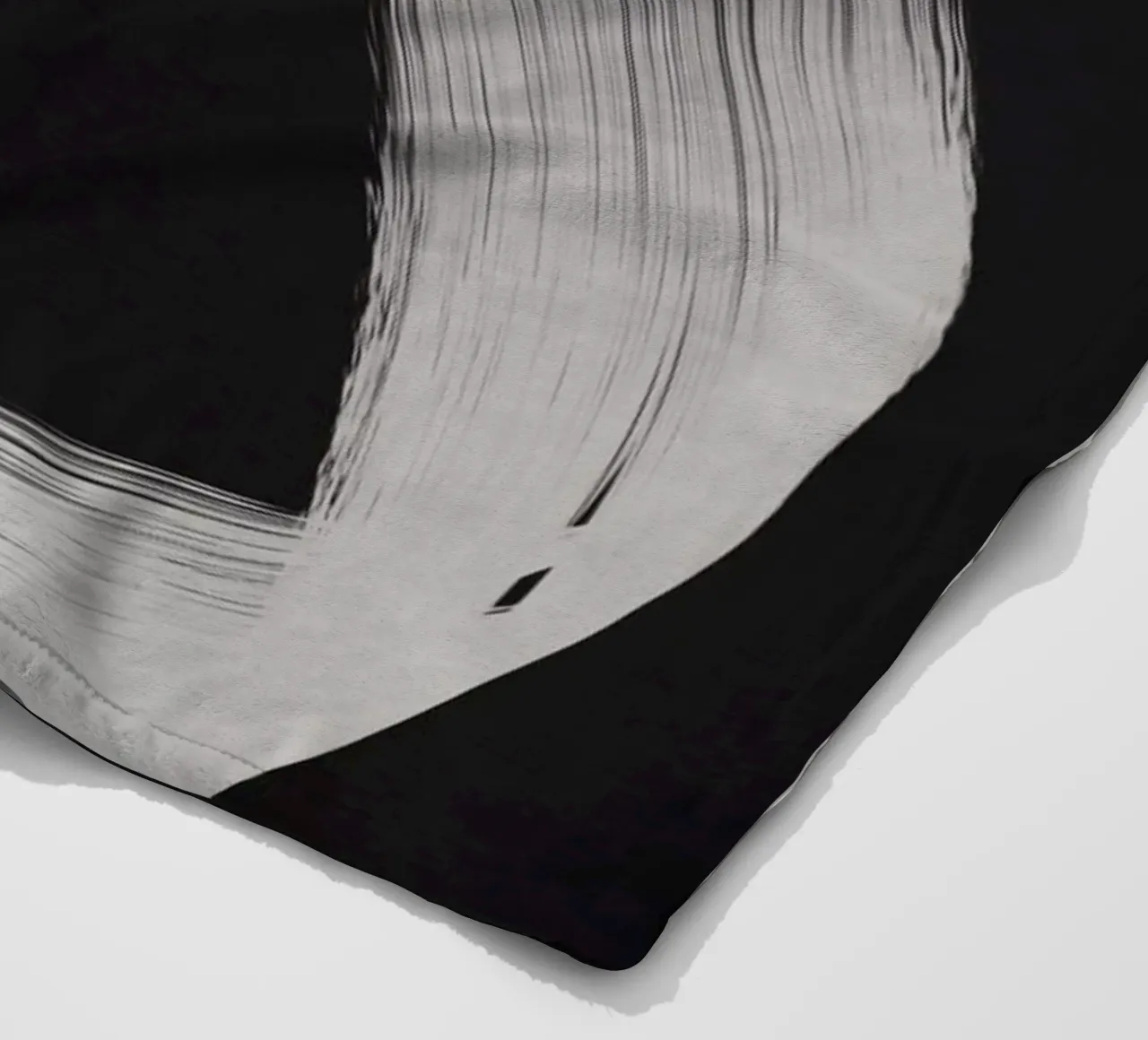 Gray Strokes No 4 coperta in pile da treechild
