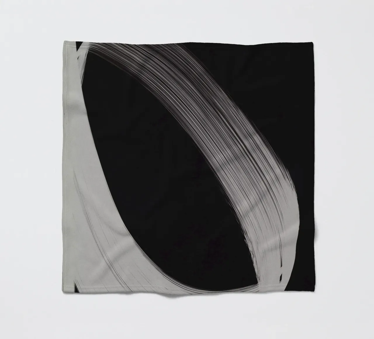 Gray Strokes No 4 coperta in pile da treechild