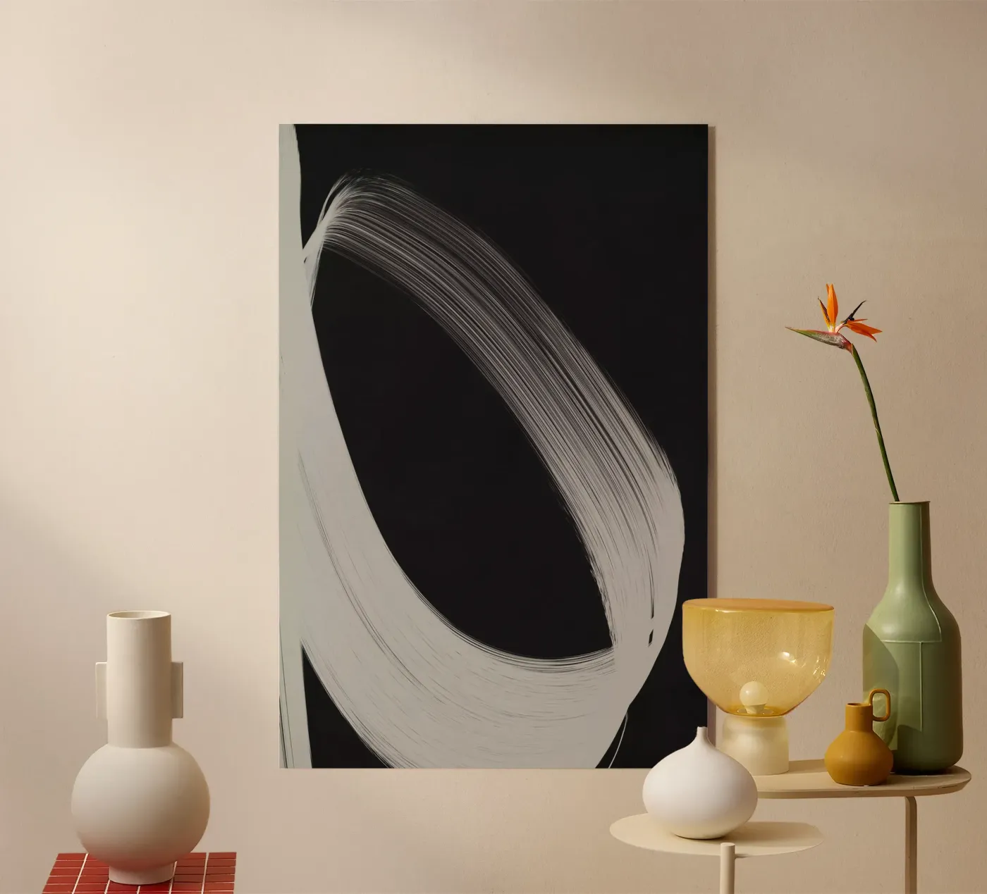 Gray Strokes No 4 plexiglas de treechild