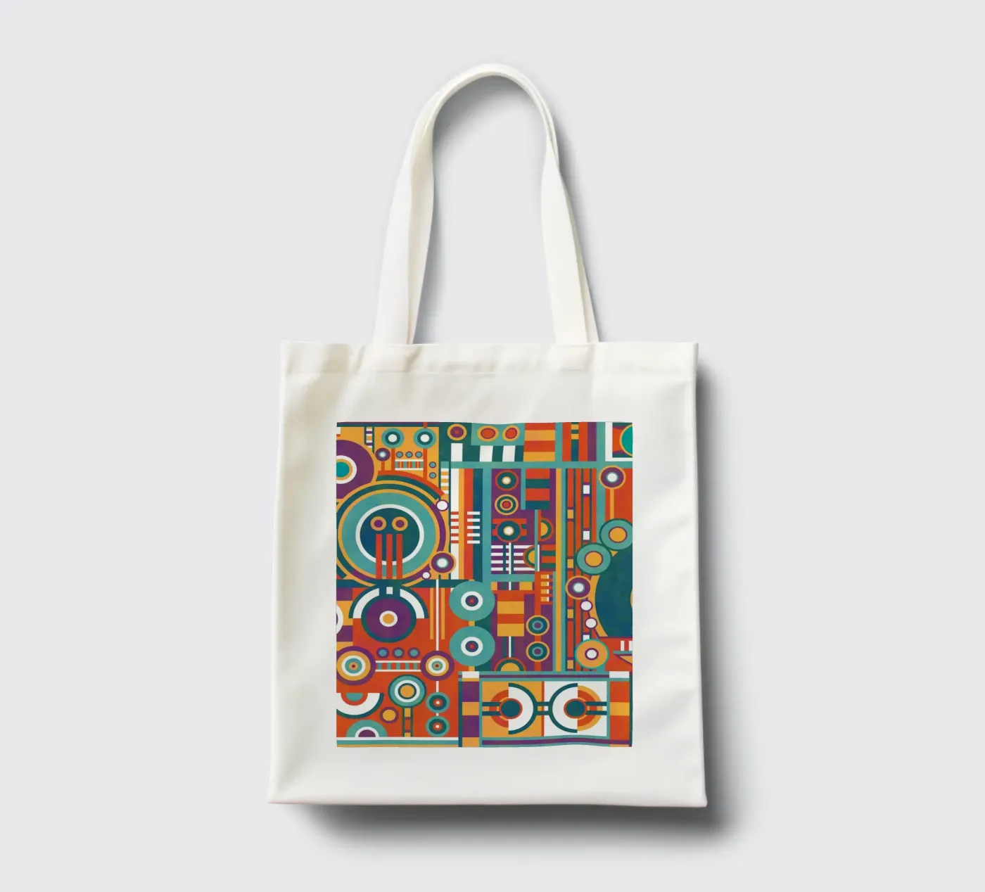 Circular tote bag by shellybremmer