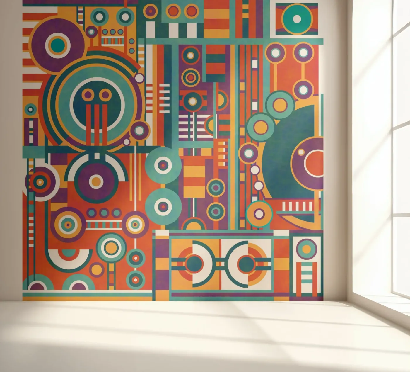 Circular fotobehang van shellybremmer