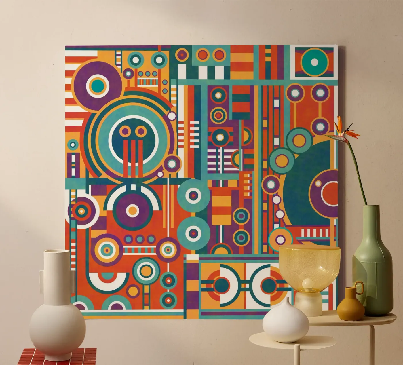 Circular canvas van shellybremmer