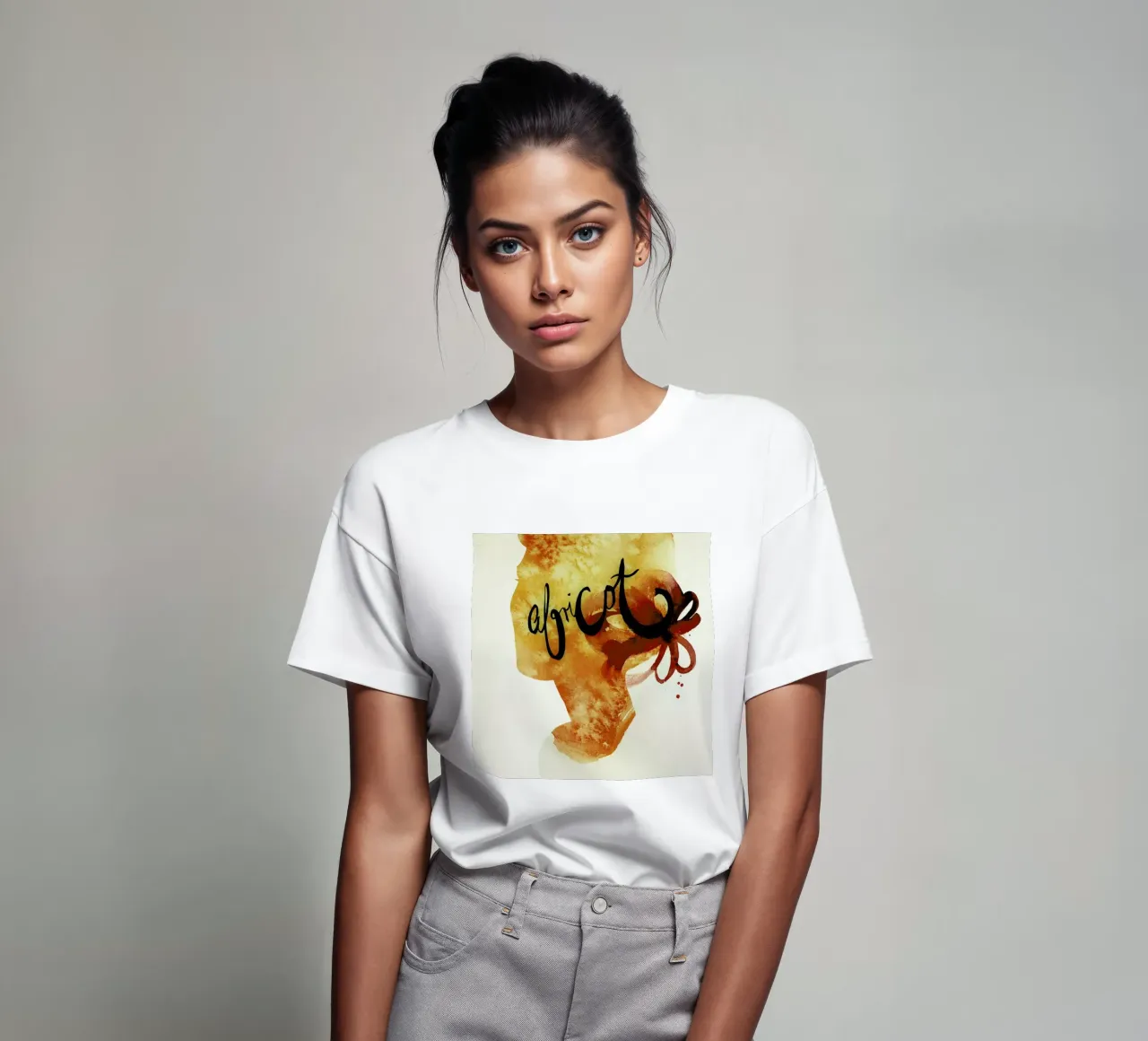 Apricot t-shirt by Ekaterina Koroleva