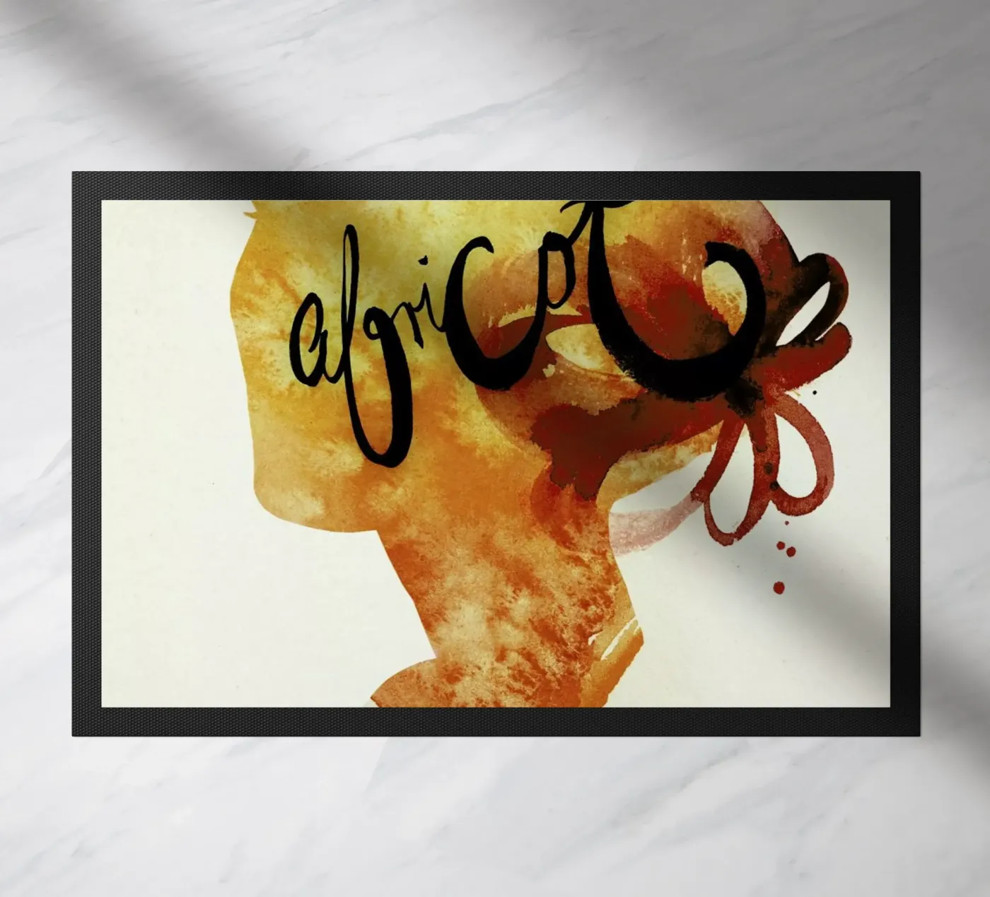 Apricot doormat by Ekaterina Koroleva