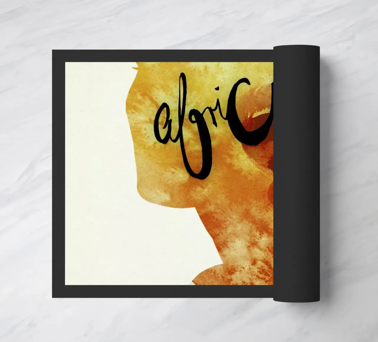 Apricot doormat by Ekaterina Koroleva