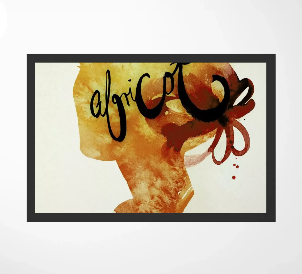 Apricot doormat by Ekaterina Koroleva