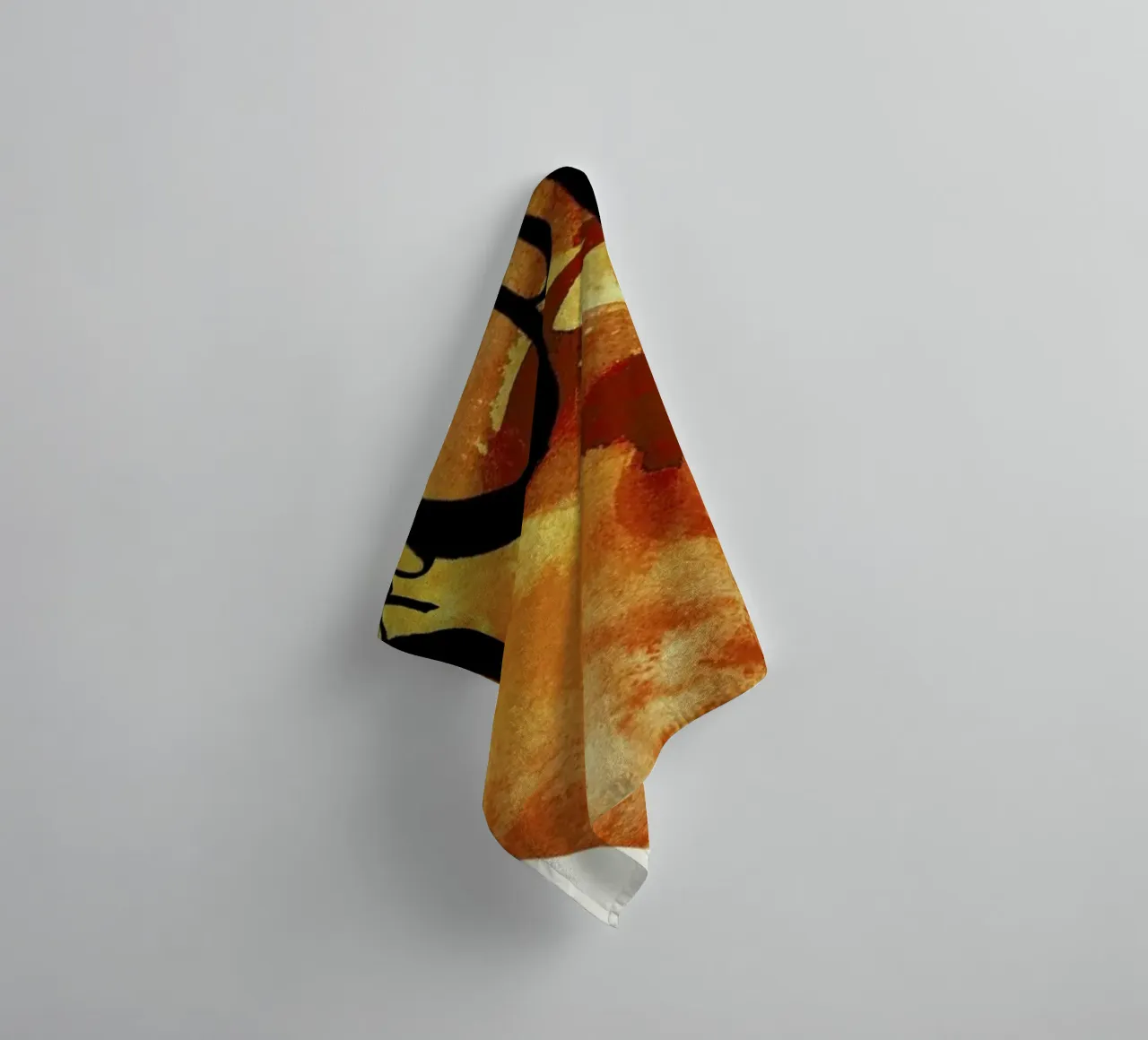 Apricot towel by Ekaterina Koroleva