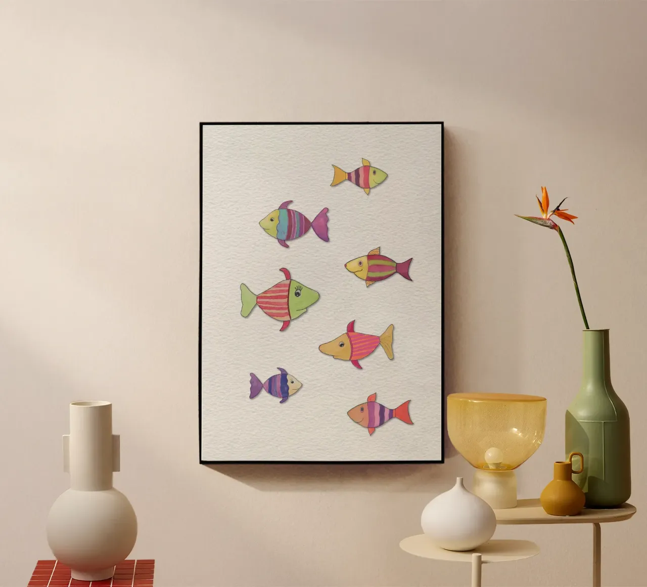 Fische lustig plexiglass da Farbwelten