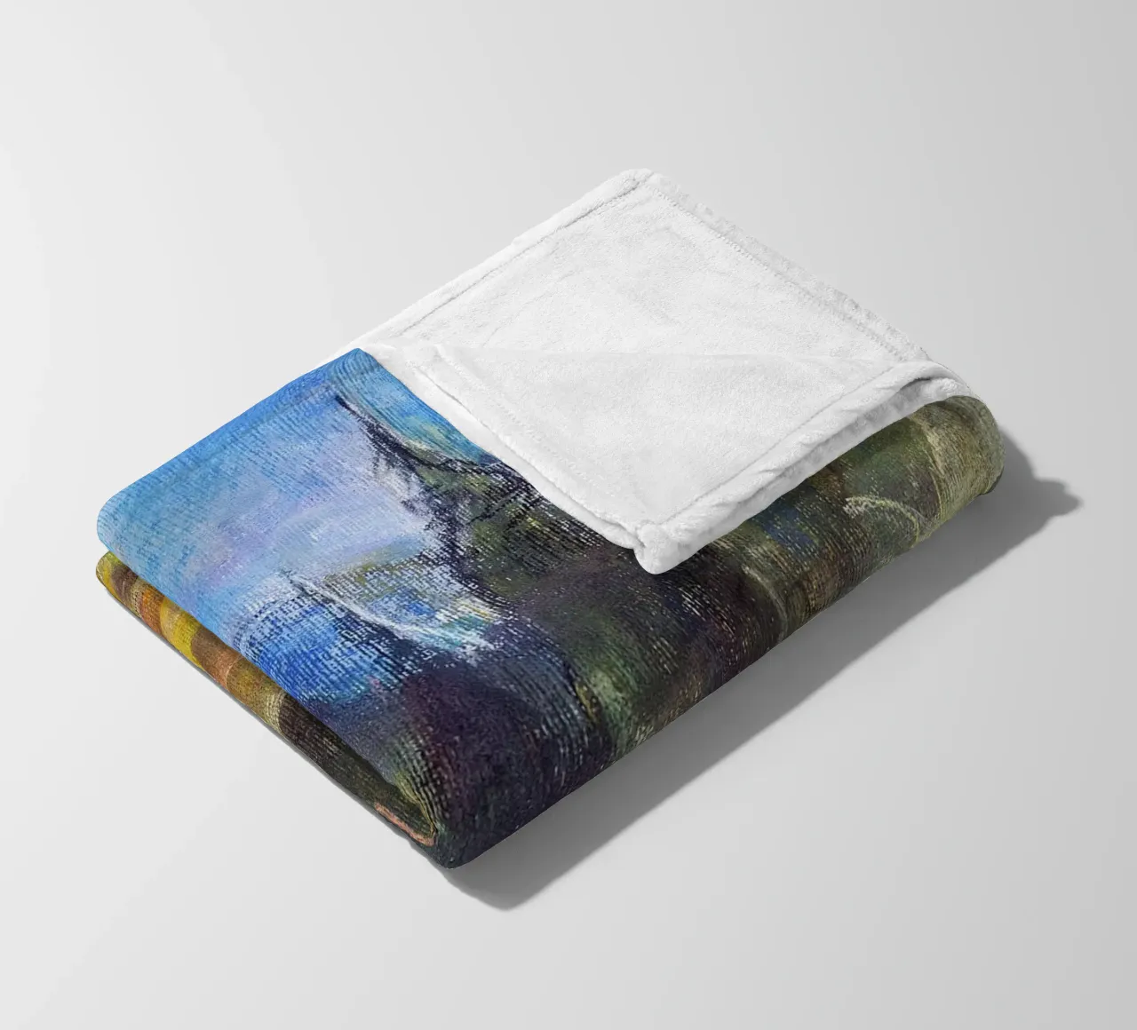 Alpine Serenity, impressionist soft pastel landscape drawing coperta in pile da Stoian Hitrov