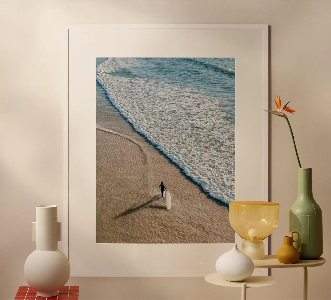 La Surfeuse poster van CALL OF THE OCEAN