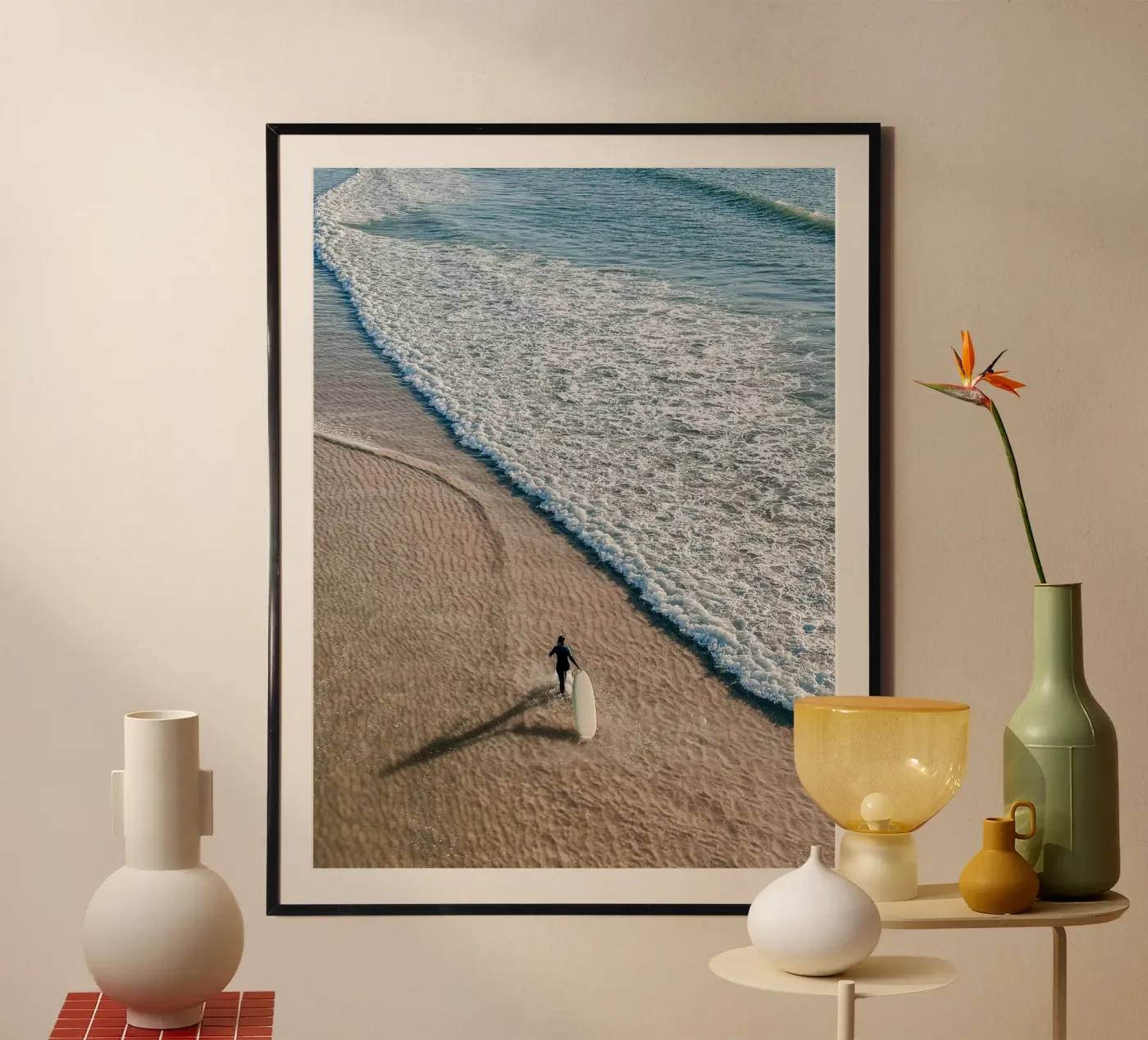 La Surfeuse poster van CALL OF THE OCEAN