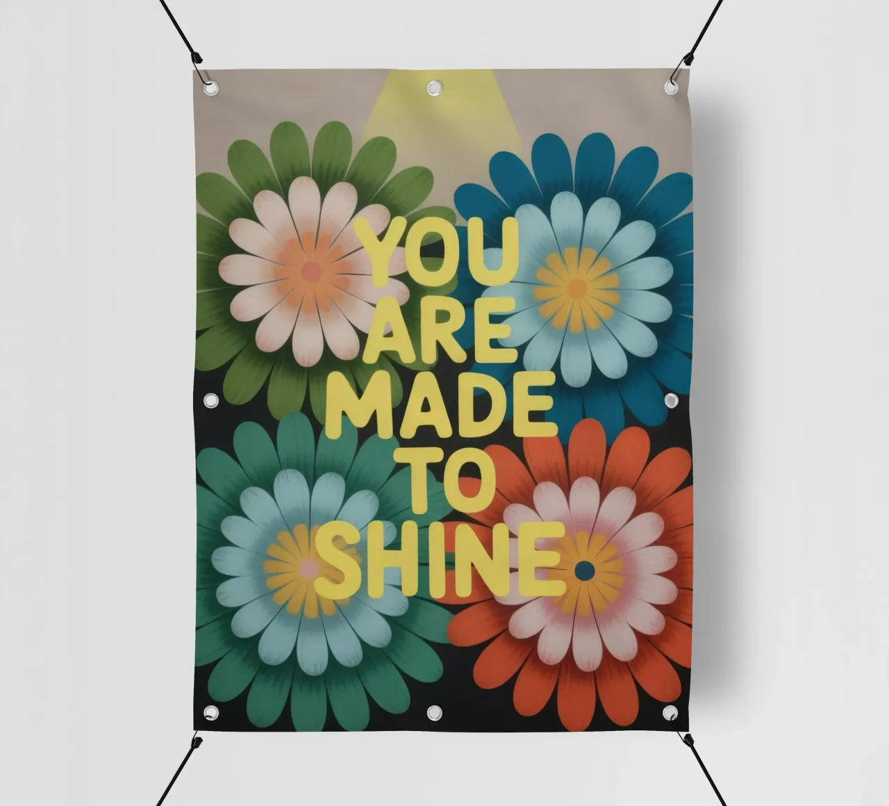 You Are Made To Shine – Motivation telo in pvc da 20 Farben