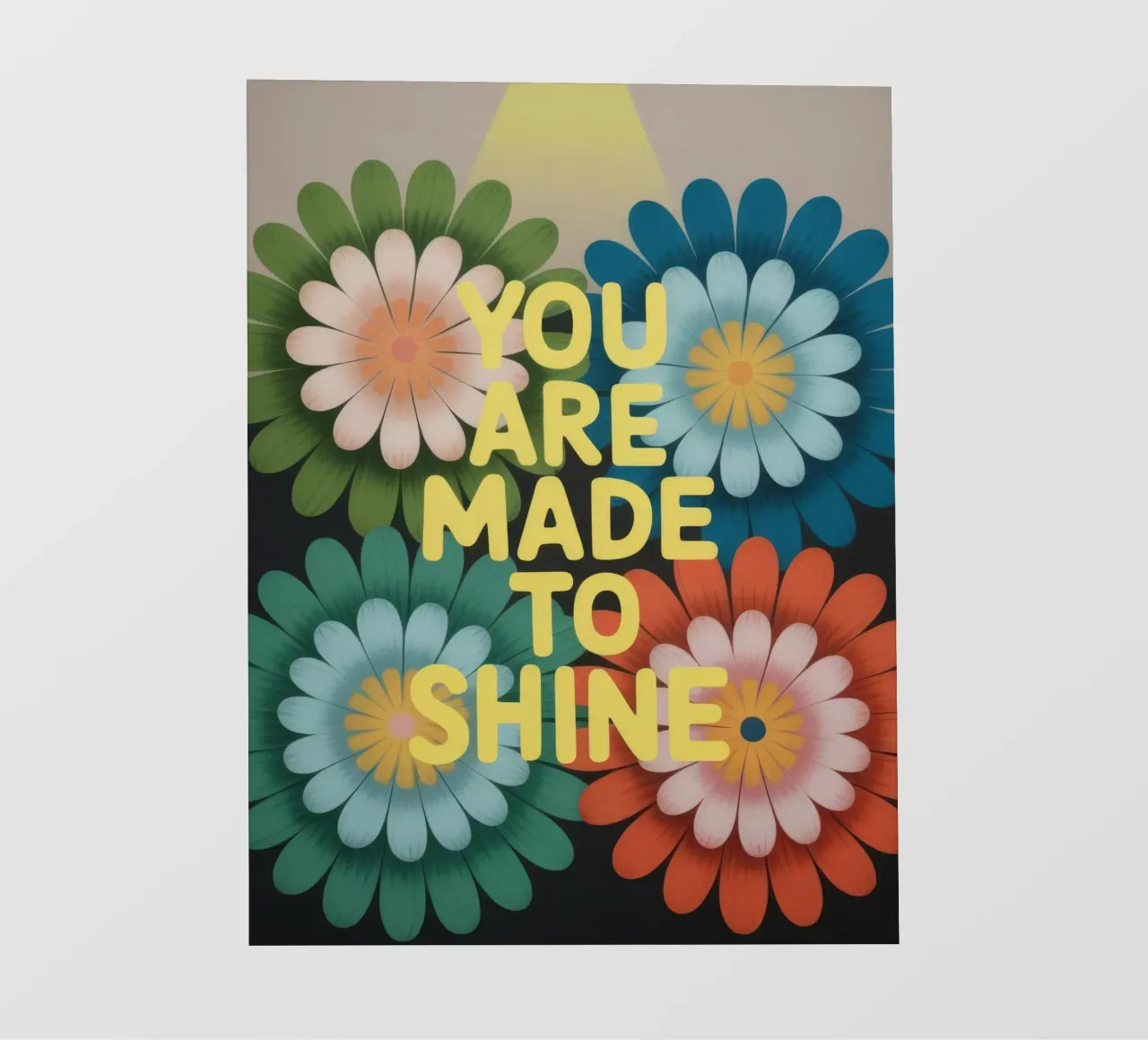 You Are Made To Shine – Motivation telo in pvc da 20 Farben