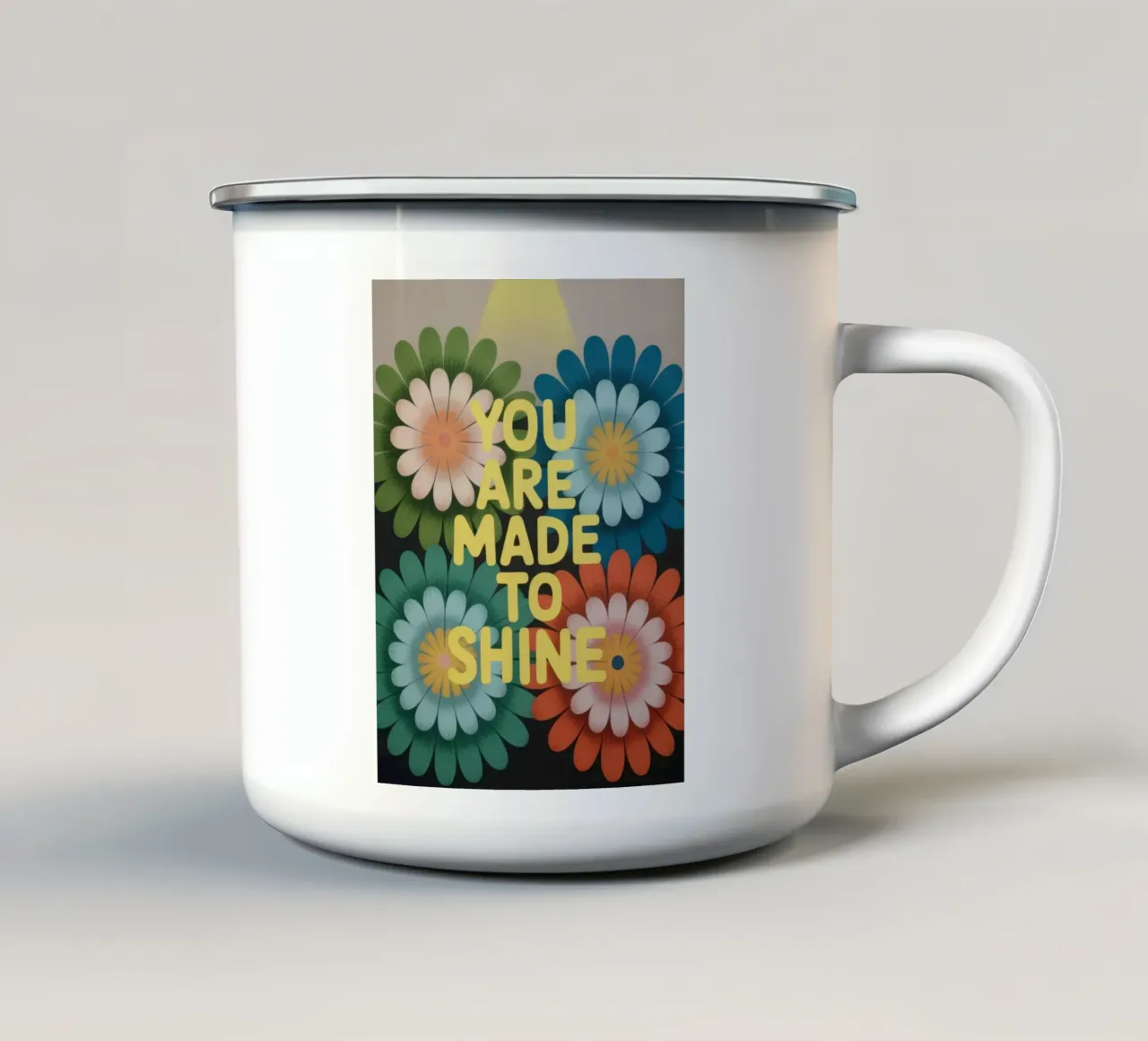 You Are Made To Shine – Motivation tazza in smalto da 20 Farben