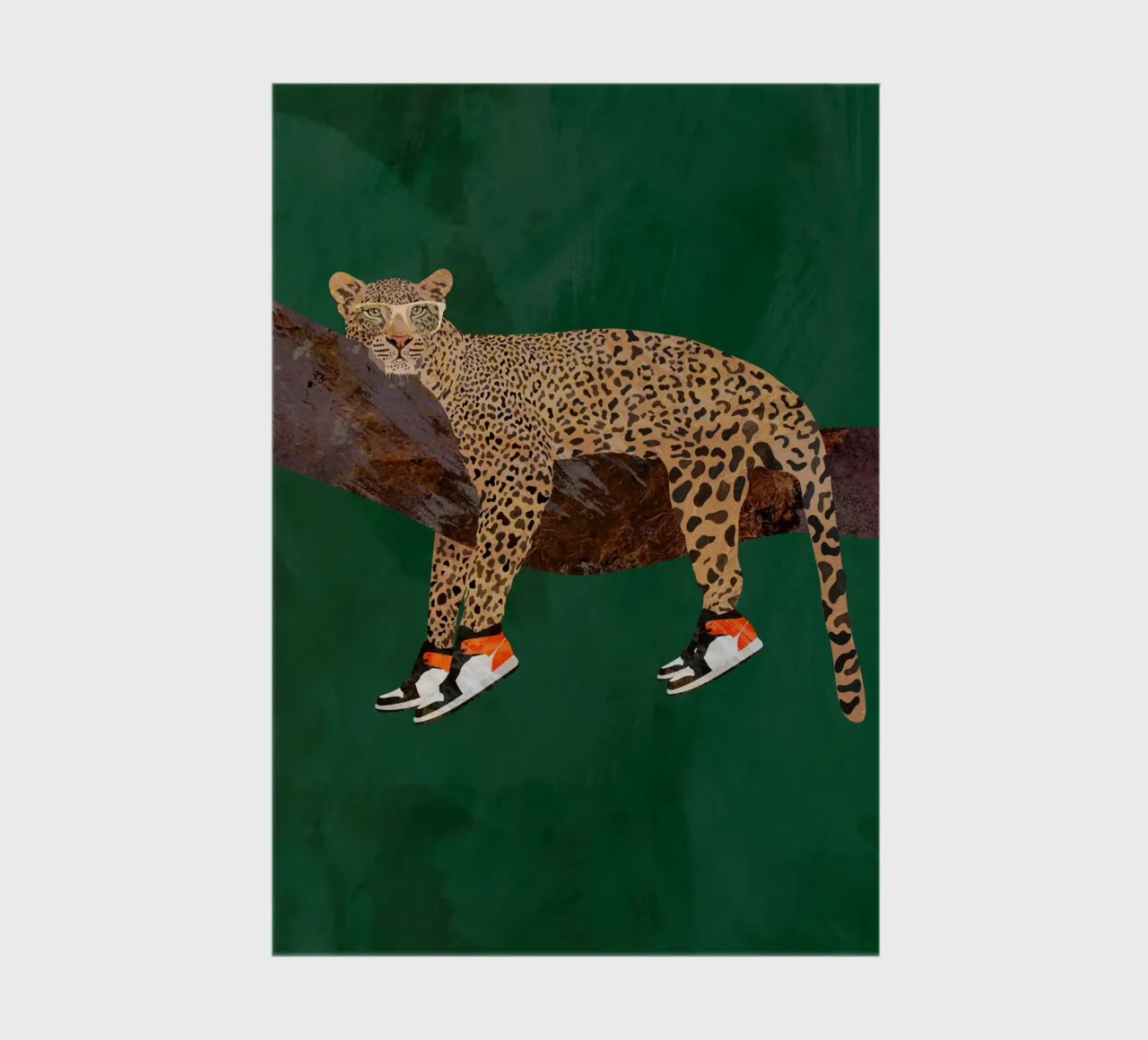 Lazy leopard in sneakers diario da SarahManovski