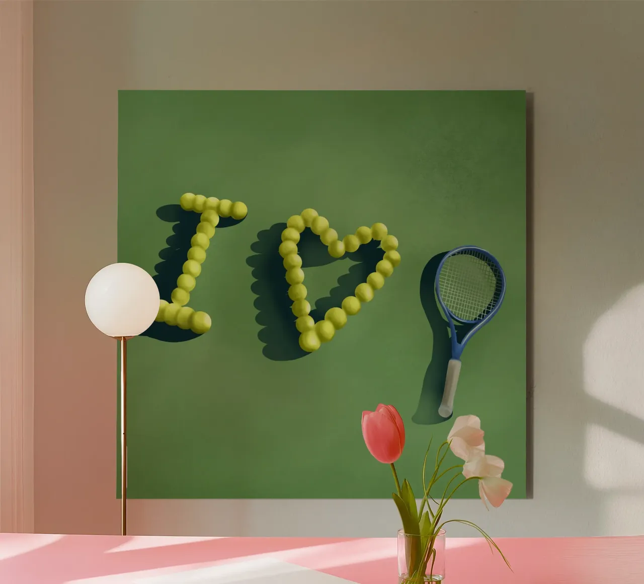 Love for the Game alluminio dibond da cityart