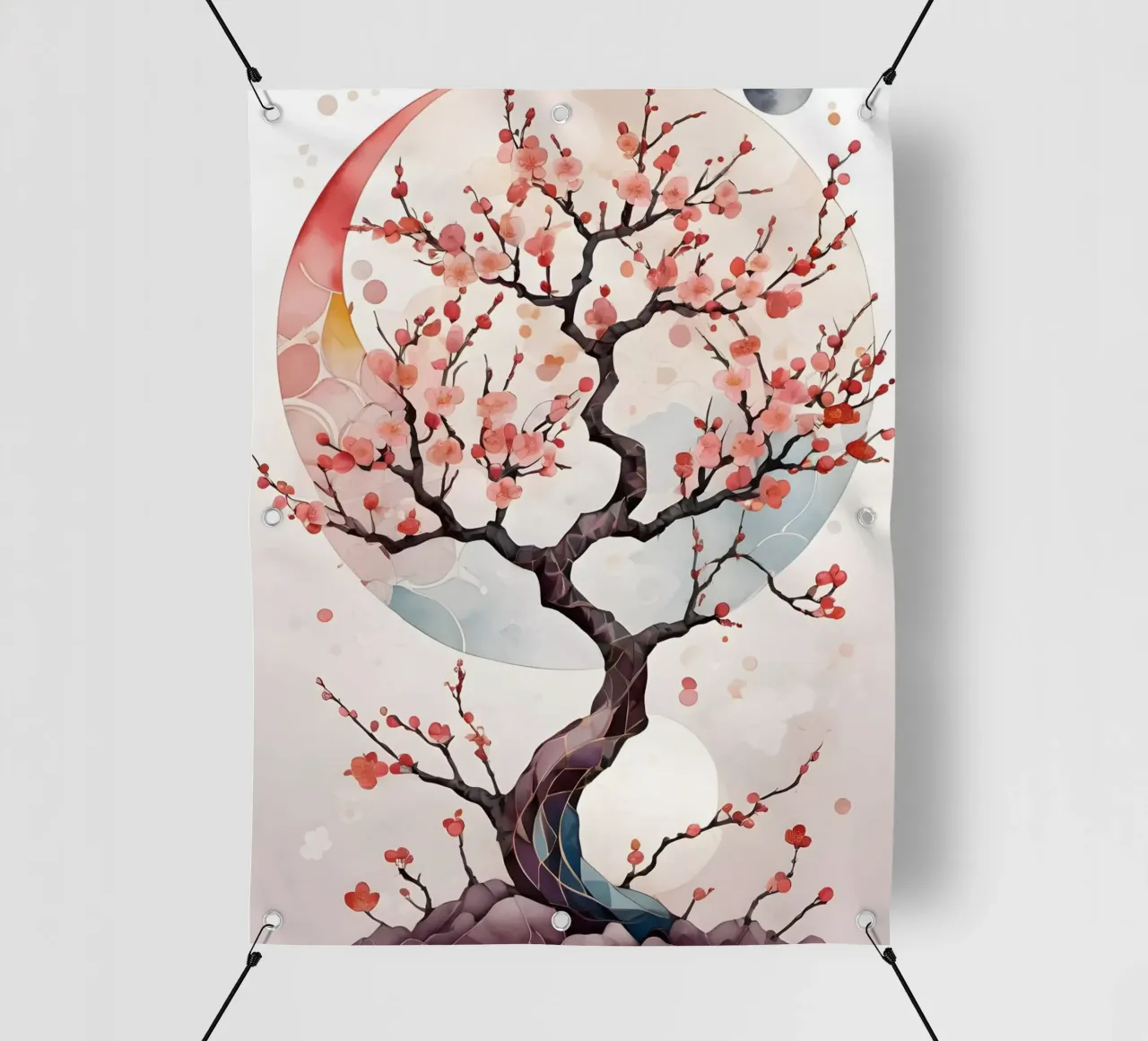 Blossoming Serenity telo in pvc da Artistic-shop