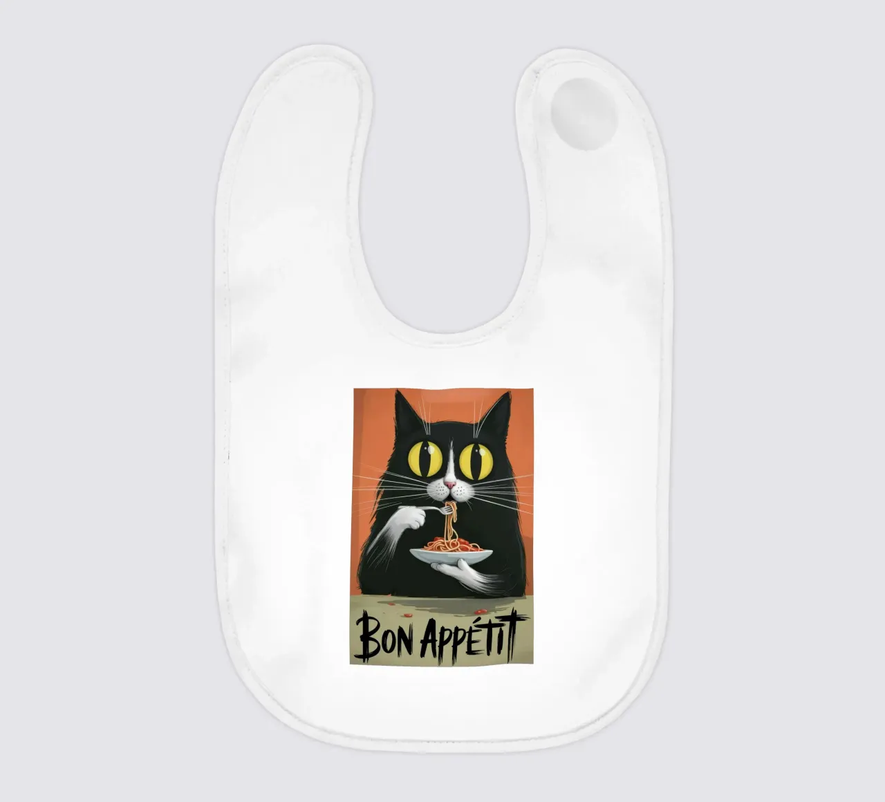 Bon Appétit Cat bavaglino da 20 Farben