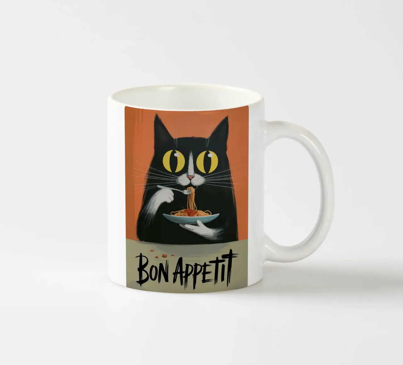 Bon Appétit Cat tazza in ceramica da 20 Farben